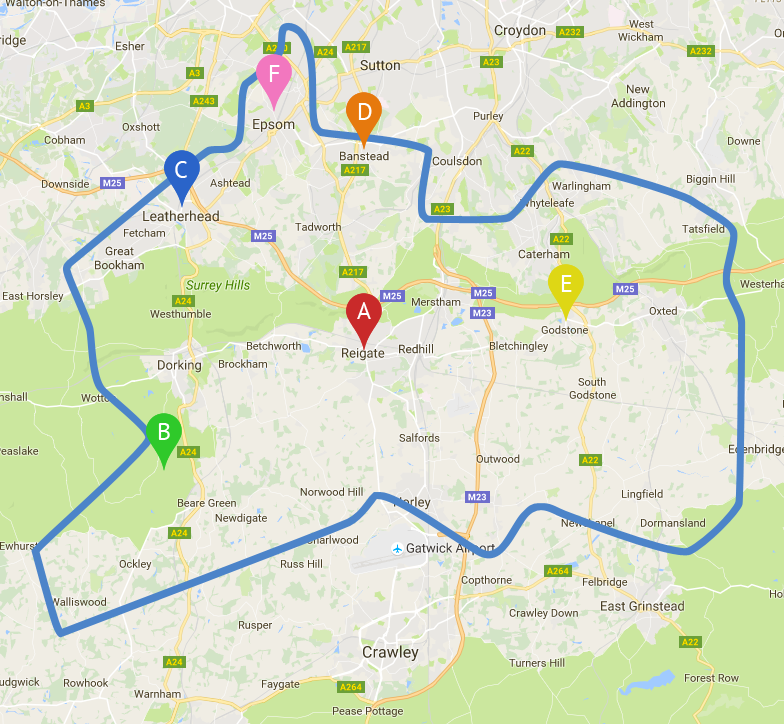 Areas we cover Girl Guiding Surrey East