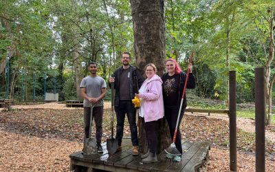 Volunteers from Thomson Reuters return for a third year