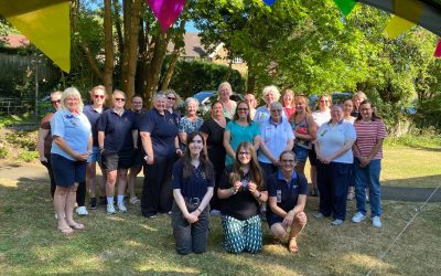 Celebrating with Godstone division